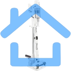 Пылесос вертикальный Polaris CyclonicPRO PVCS 4050 белый, питание от аккумулятора, 180 Вт, уборка сухая/влажная, пылесборник 0.4 л