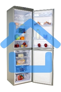 Холодильник DON R-296 MI металлик искристый двухкамерный 209/140л морозилка снизу