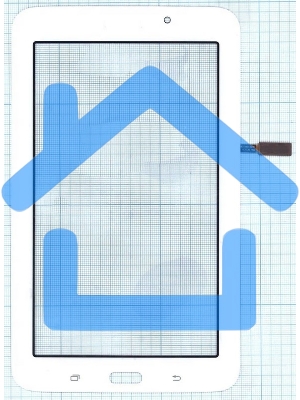 Сенсорное стекло (тачскрин) для Samsung Galaxy Tab 3 Lite 7.0 SM-T112, белое