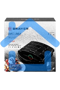 Вафельница BRAYER BR2307 750 Вт, черный