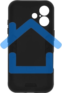 Чехол (клип-кейс) BoraSCO для Apple iPhone 16 Anti-Shok Case черный (74537)