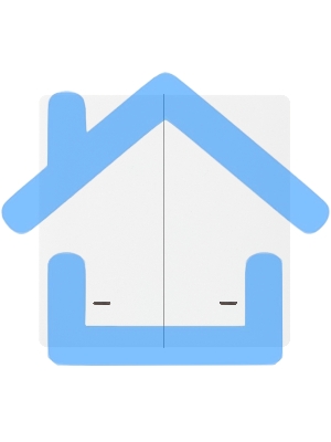 Выключатель HOMMYN настенный zigbee 2 клавиши (без нейтрали) SWZBNN02W