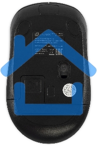 Мышь беспроводная Oklick 310MW черный/красный, 3200 dpi, радиоканал, USB, кнопки - 4