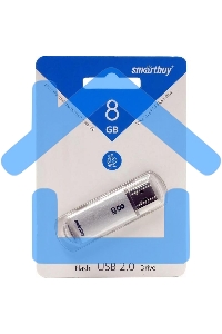 Флешка USB Smartbuy 8 Gb USB <USB 2.0> Smartbuy V-Cut Silver (SB8 GbVC-S)