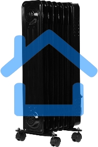 Обогреватель масляный Centek CT-6200 (7 секций) черный, 700/1000/1500Вт, 3 режима, механический термостат