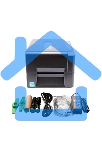 Принтер этикеток термотрансферный TSC TE210 203 dpi, 152 мм/сек, USB, Ethernet, USB-Host, RS-232, черный