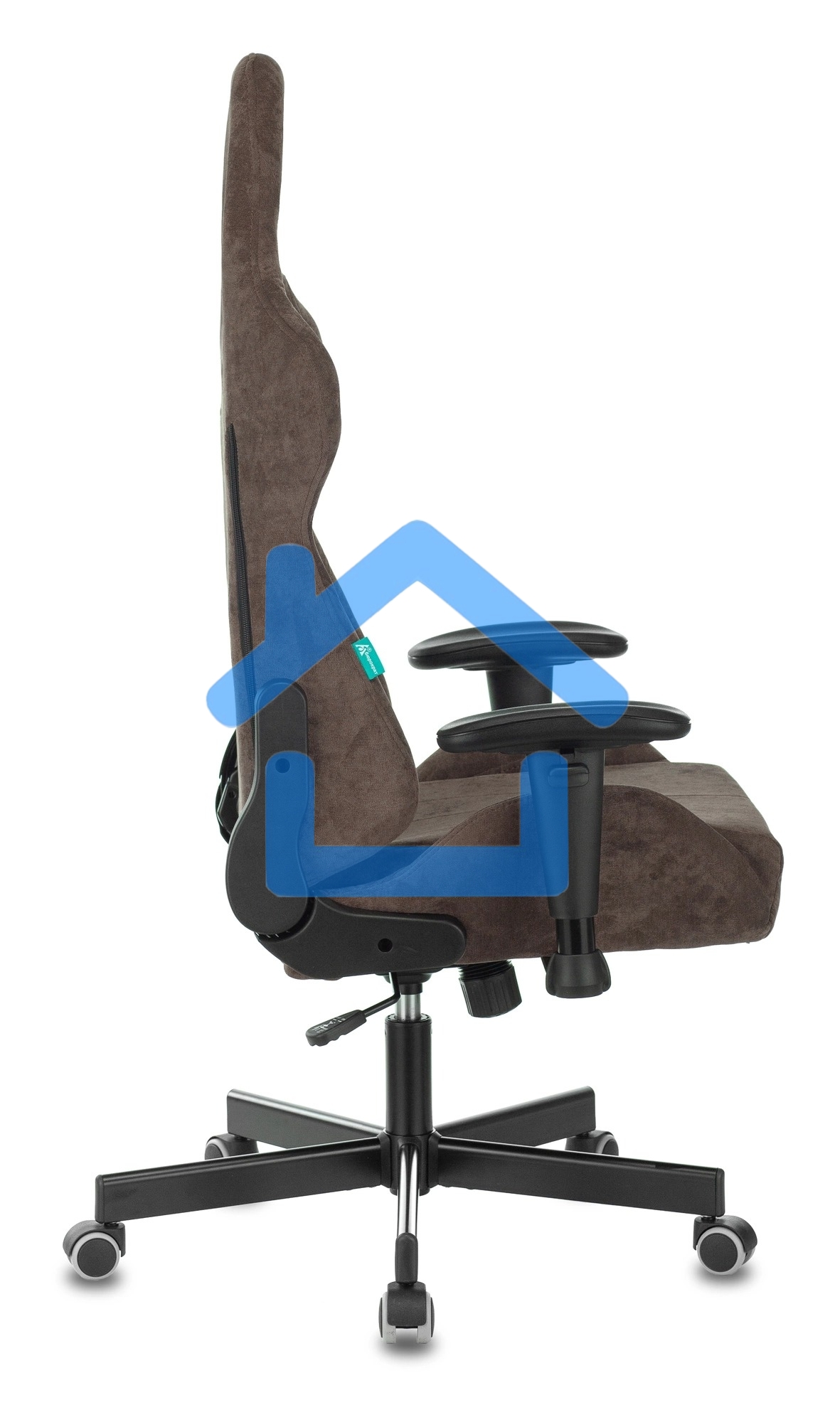 Кресло игровое Бюрократ VIKING KNIGHT LT10 FABRIC коричневый крестовина металл/пластик
