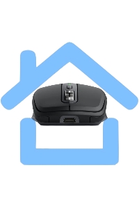 Мышь беспроводная/проводная Logitech MX Anywhere 3S графитовый, 8000 dpi, радиоканал, Bluetooth, USB, кнопки - 6