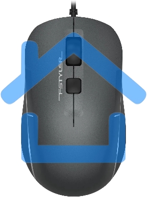 Мышь проводная A4Tech Fstyler FM26 серый/черный, 1600 dpi, USB, кнопки - 4