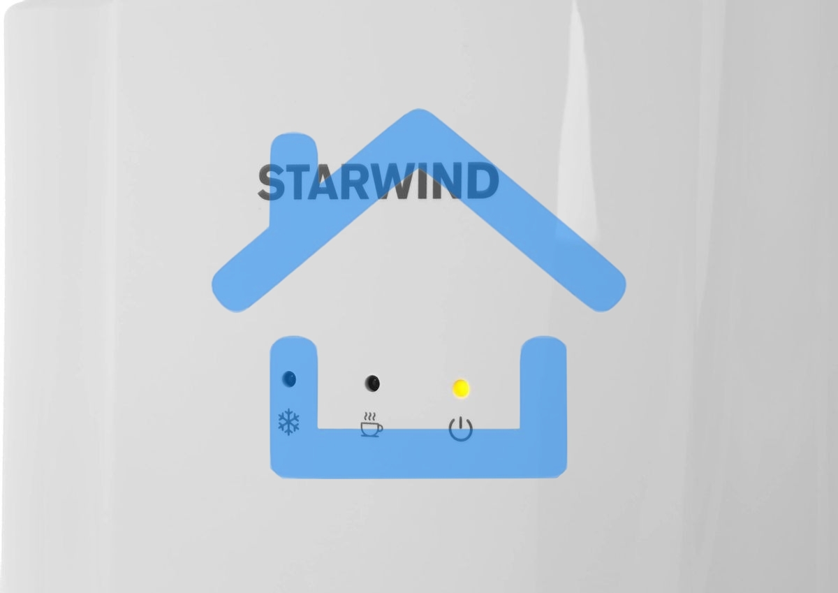 Кулер Starwind SW-1113EW напольный электронный белый