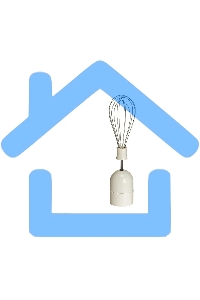 Блендер погружной ВАСИЛИСА ВА-310А белый с синим