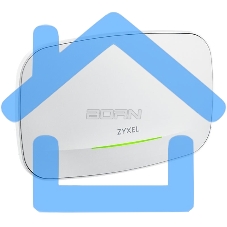 Точка доступа Zyxel NebulaFlex NWA110BE, Wi-Fi 7 (BE6500), MU-MIMO 4x4:2 + 2x2, 1xLAN 2.5GE, без БП