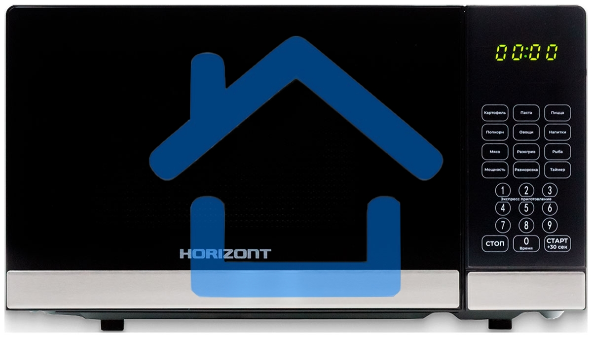 Микроволновая печь Horizont 20L SOLO черный HSD202B 700W