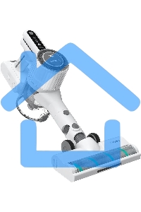 Пылесос вертикальный/ручной Timberk T-VCH-75 белый, питание от аккумулятора, 150 Вт, уборка сухая, пылесборник 1 л, работа от АКБ max 40 мин.