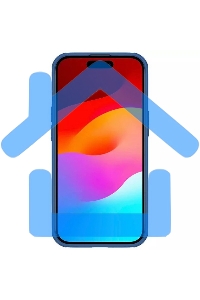 Чехол Super Frosted Shield Pro, синий, (AP IP15)