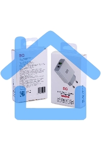 Зарядное устройство BQ Charger 20W2A01 (2 ports Type-C + USB, PD+QC3.0, 20W) белый