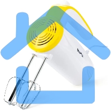 Миксер ручной Blackton Bt MX320 белый-желтый, 300 Вт