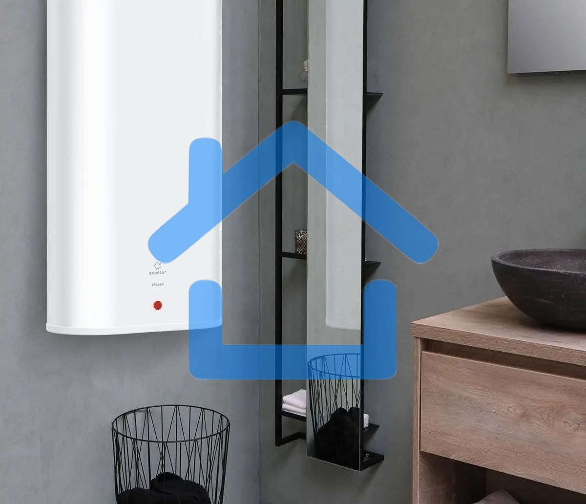 Электрический водонагреватель ECOSTAR SPLASH EWH-SP100-FS