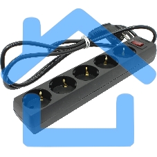 Сетевой фильтр ExeGate EX221175RUS SP-5-1.8B (5 розеток, 1.8м, евровилка, черный)