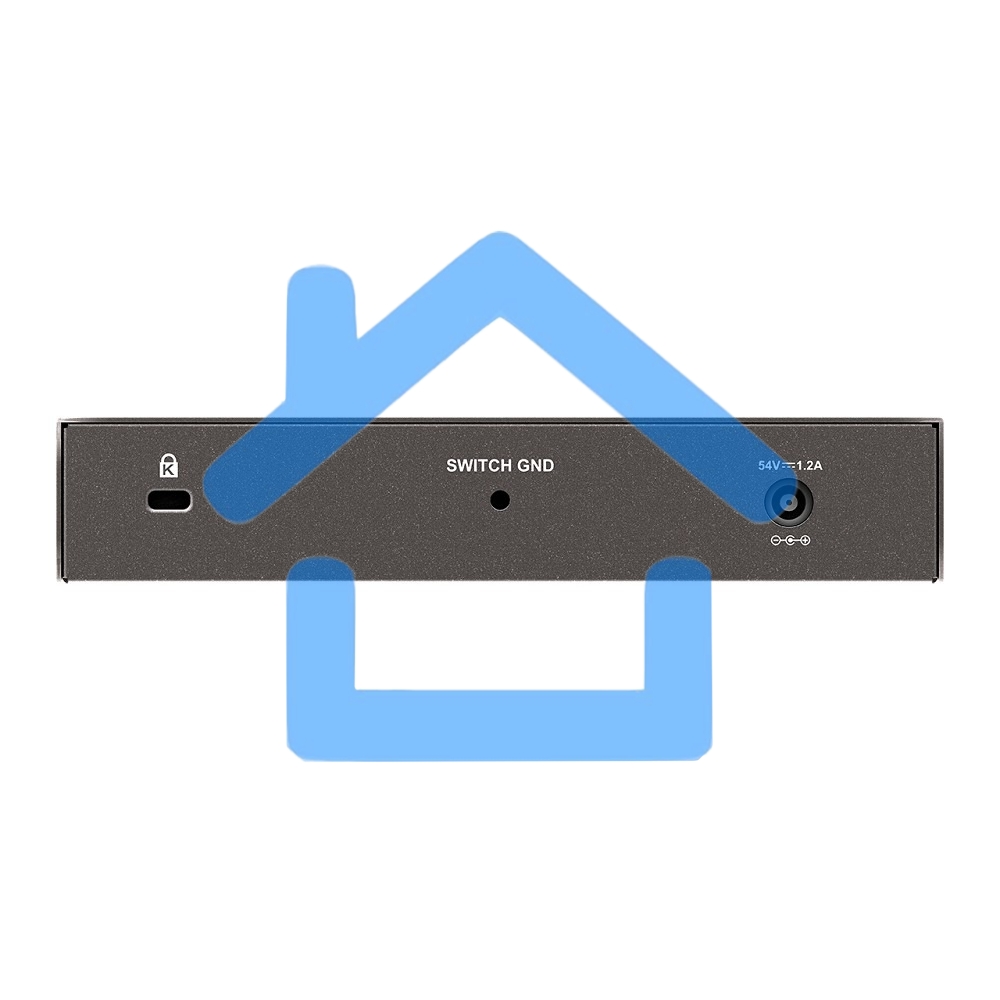 Неуправляемый коммутатор D-Link DGS-1008P/F3A с 8 портами 10/100/1000Base-T (4 порта PoE 802.3af/at, PoE-бюджет 60 Вт)