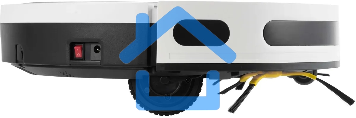 Робот-пылесос Starwind SRV4570 серебристый/белый, 15 Вт, 2000 мА·ч Li-Ion, уборка влажная/сухая, пылесборник контейнер 0.3 л