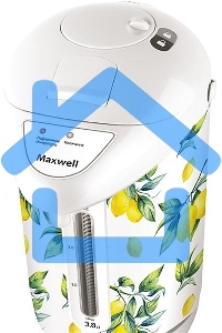 Термопот Maxwell MW-1756, белый/рисунок