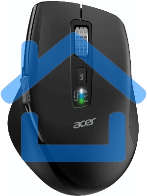 Мышь беспроводная Acer OMR406 черный, 4800 dpi, радиоканал, Bluetooth, USB, кнопки - 8