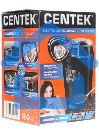 Кофемолка Centek CT-1358 черный