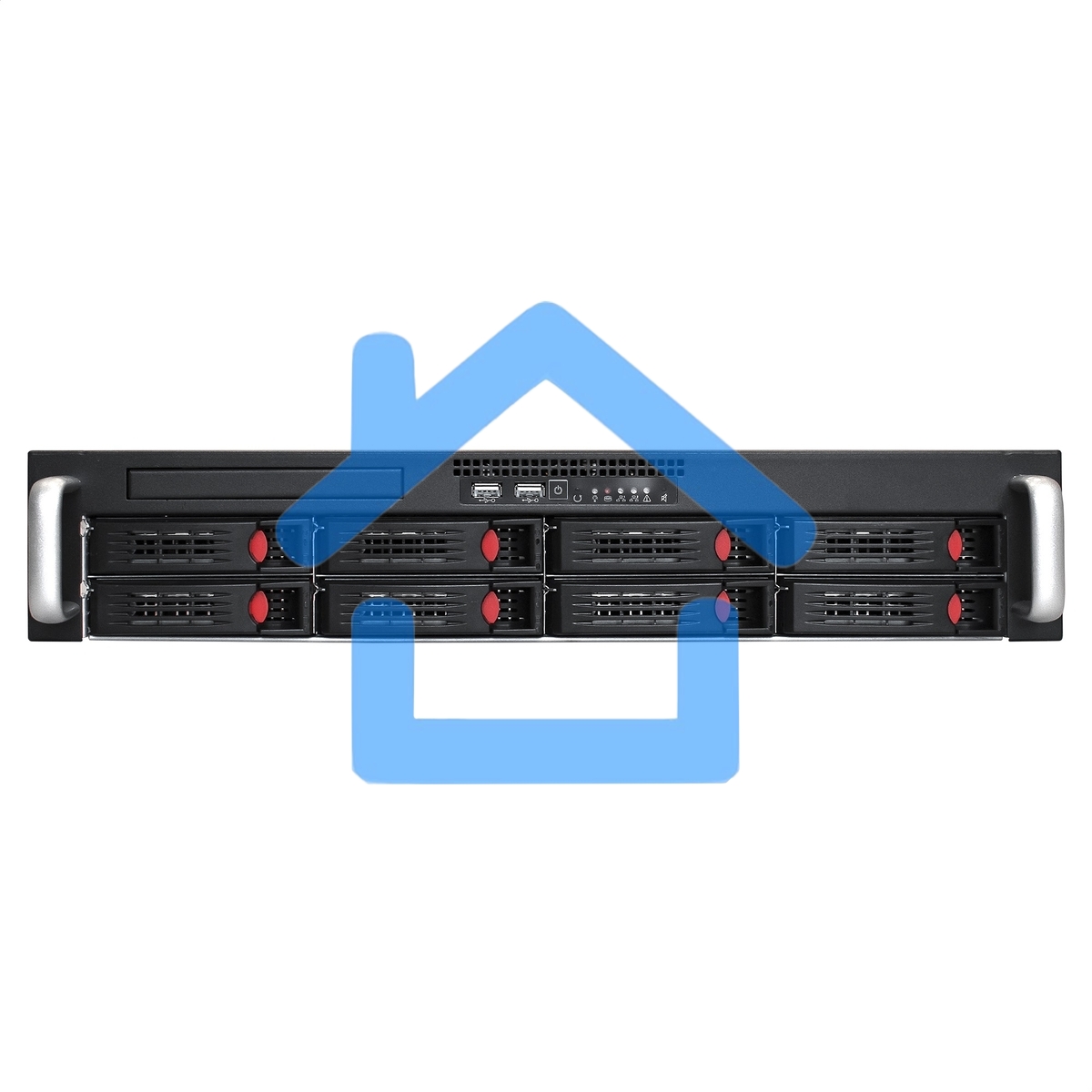 Серверный корпус ExeGate Pro 2U660-HS08 <RM 19