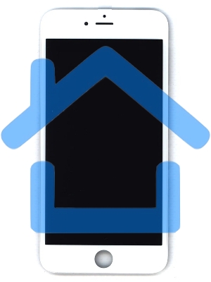 Дисплей Amperin для Apple iPhone 6 Plus в сборе с тачскрином (IPS), белый