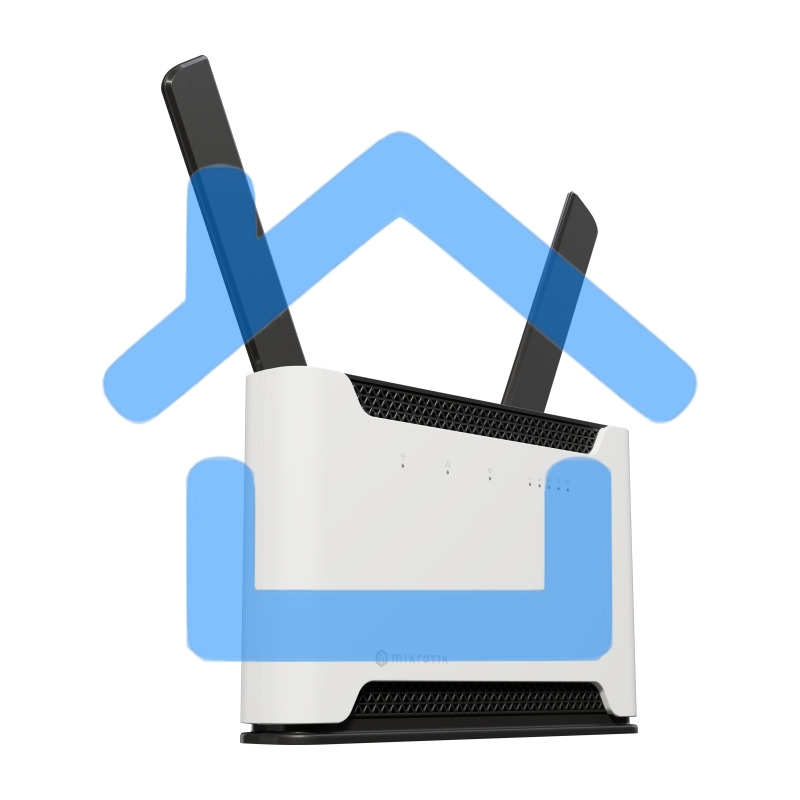 Маршрутизатор Mikrotik S53UG+5HaxD2HaxD-TC&FG621-EA Wi-Fi6 Gigabit Wireless Router with Band 28 Support and a built-in LTE cat. 6 modem