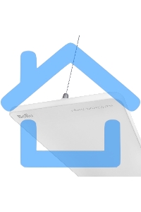 Комплект обогреватель инфракрасный Ballu BIH-GSW-1.0 + BMT-1 белый, 1000 Вт, 20 м2, термостат