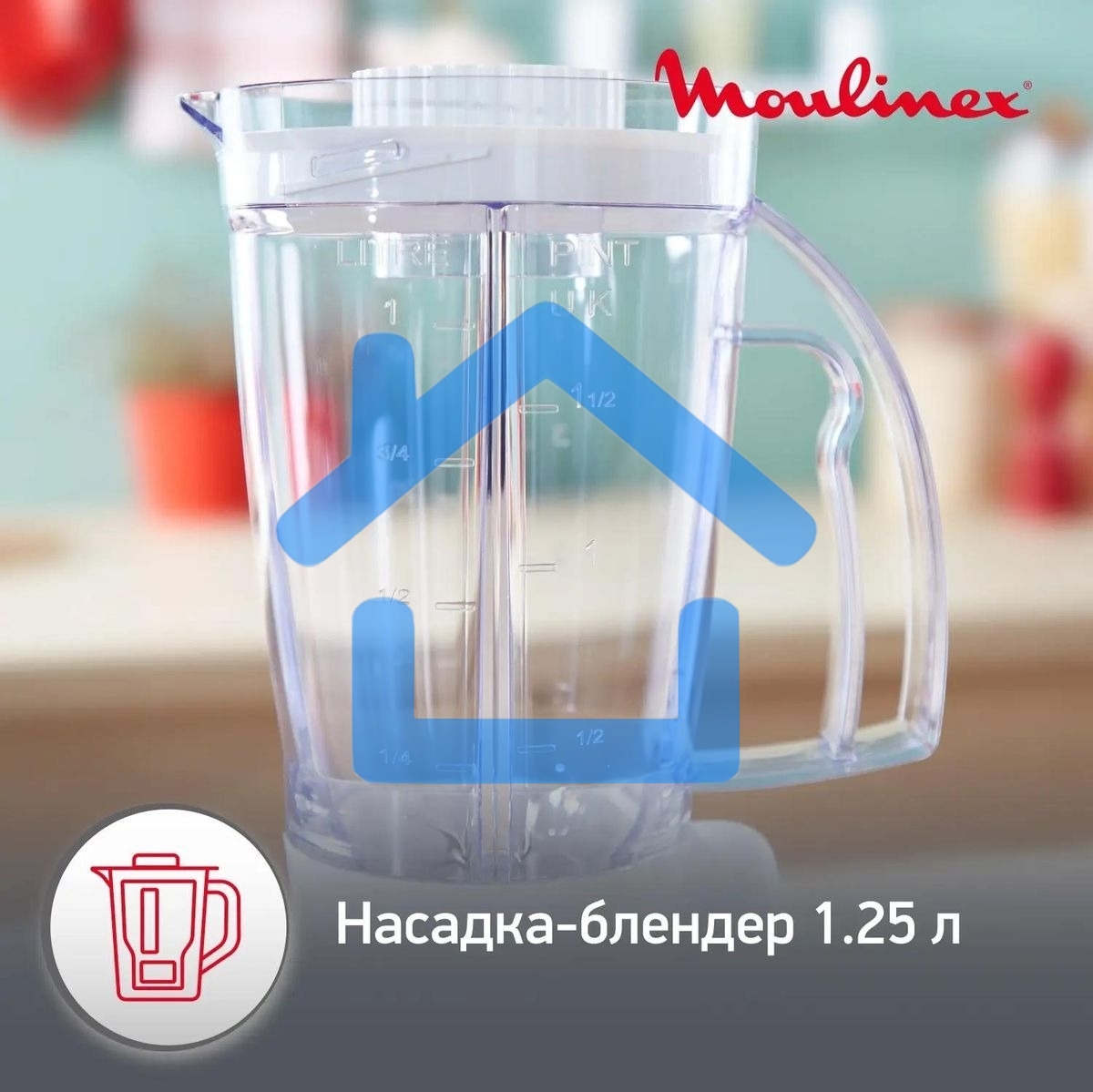 Кухонный комбайн Moulinex FP542111, белый