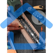 Измерительный и разметочный инструмент Deli Рулетка Home Series Green HT8316L 3м х 16мм, эксклюзивный дизайн, корпус - высококачественный софттач пластик