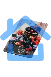 Кухонные весы Galaxy Line GL 2819, стекло, платформа из высокопрочного стекла, максимальный вес 8 кг