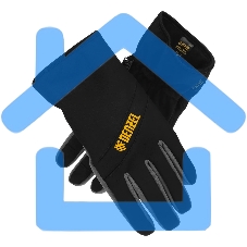 Перчатки универсальные Denzel 68089 двойные, работа с сенсорным экраном, размер 8