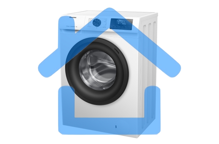 Стиральная машина Hisense WFQP7012VM белая, загрузка фронтальная 7кг, 1200 об/мин., класс: A++