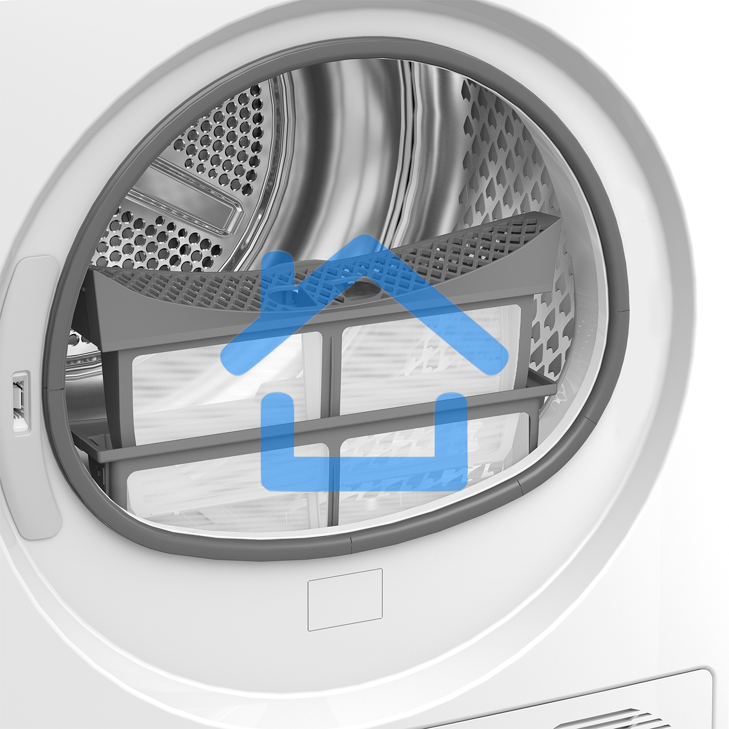 Сушильная машина Beko B5T69233 белый, 9 кг, сушка - тепловой насос, программ - 15, 59.8 x 84.6 x 60.5 см