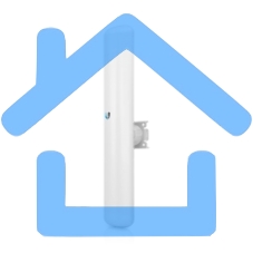 Точка доступа LAP-120-EU Ubiquiti Lite AP ac 5 ГГц, 1x GLAN, 25 дБм, 120°, MIMO 2х2, 16 дБи, 7 Вт, airMAX ac