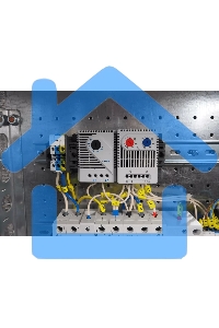 Шкаф уличный всепогодный настенный укомплектованный 15U (Ш600   Г500), комплектация T1-IP54 (ШТВ-Н-15.6.5-4ААА-Т1)