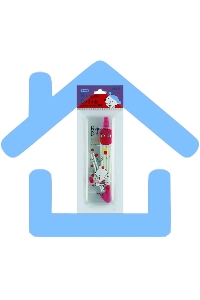 Циркуль для черчения Deli E8621, корпус ассорти, металл