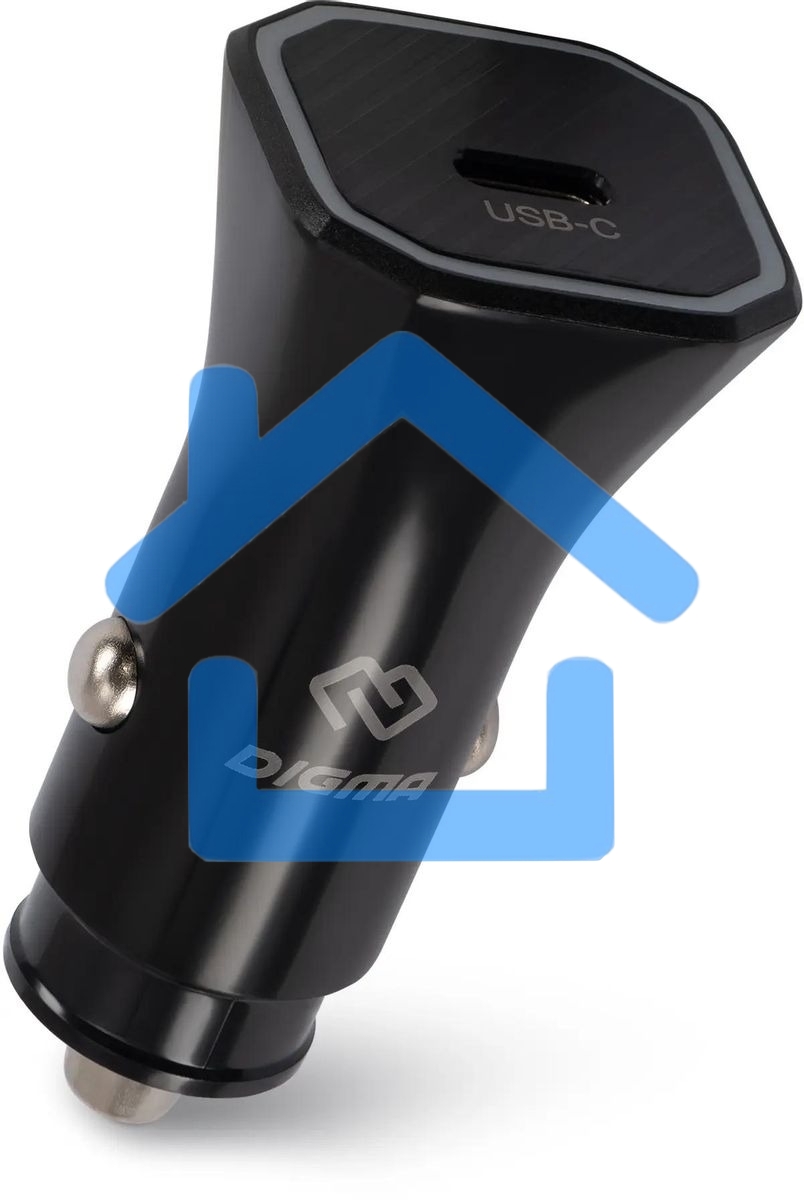 Автомобильное зарядное устройство Digma DGC2B 3A PD черный