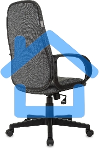 Кресло руководителя Бюрократ CH-808AXSN/Grey темно-серый 10-128 ткань, крестовина пластиковая