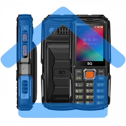 Мобильный телефон BQ 2410L Tank Power 4G черный/метал