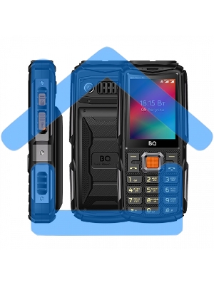 Мобильный телефон BQ 2410L Tank Power 4G черный/метал