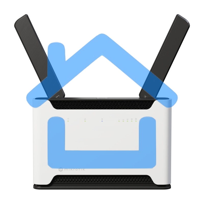 Маршрутизатор Mikrotik S53UG+5HaxD2HaxD-TC&FG621-EA Wi-Fi6 Gigabit Wireless Router with Band 28 Support and a built-in LTE cat. 6 modem