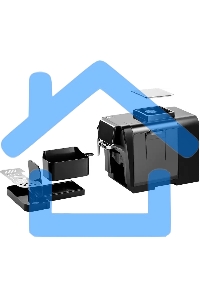 Кофемашина автоматическая Kitfort КТ-7472 черный, исп. кофе - зерновой, 1.5 л, 1480 Вт, 19 Бар