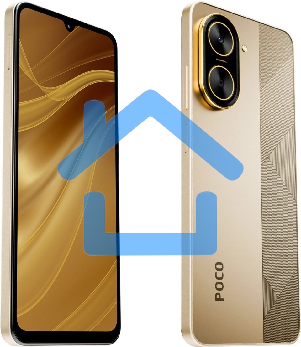 Смартфон POCO C71 RU 4/128Gb золотистый