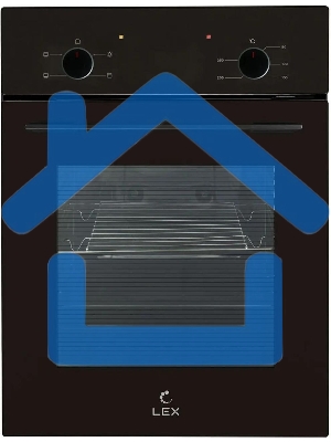 Духовой шкаф электрический LEX EDM 4545 BBL черный