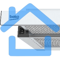 Вытяжка телескопическая Beko BHNT613R4CW белый, 60 см, 320 куб. м/ч, 61 дБ